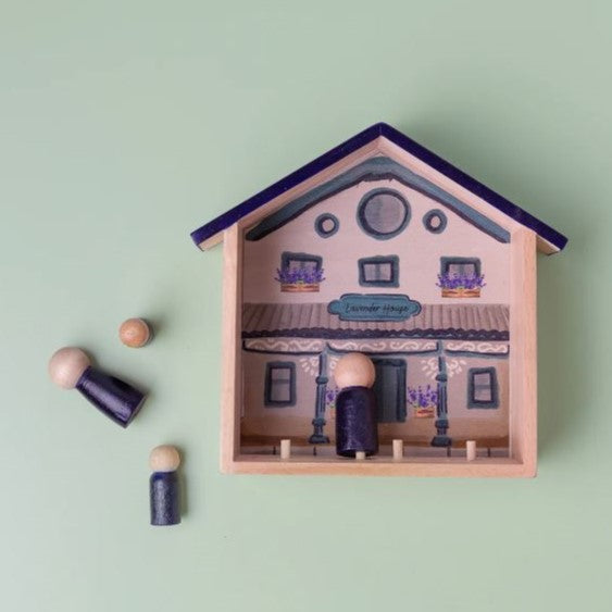 Wooden Lavender House Play Set (Little Greyton Collection)