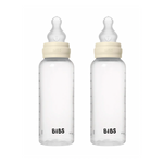 BIBS Baby Plastic Bottle 2-Pack 270ml - Silicone Nipple