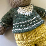 Hand Knitted Bear - Archie