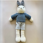 Hand Knitted Bunny - Butter