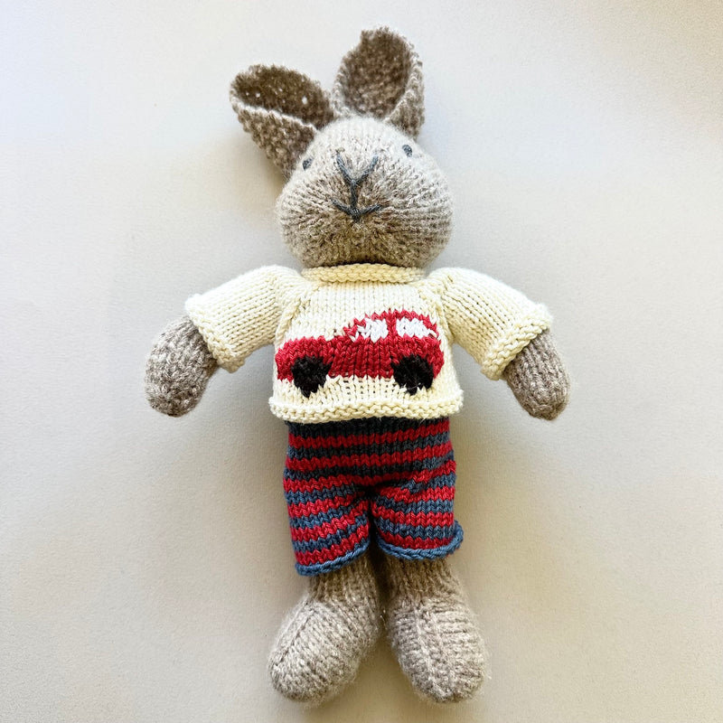 Hand Knitted Bunny - Indy