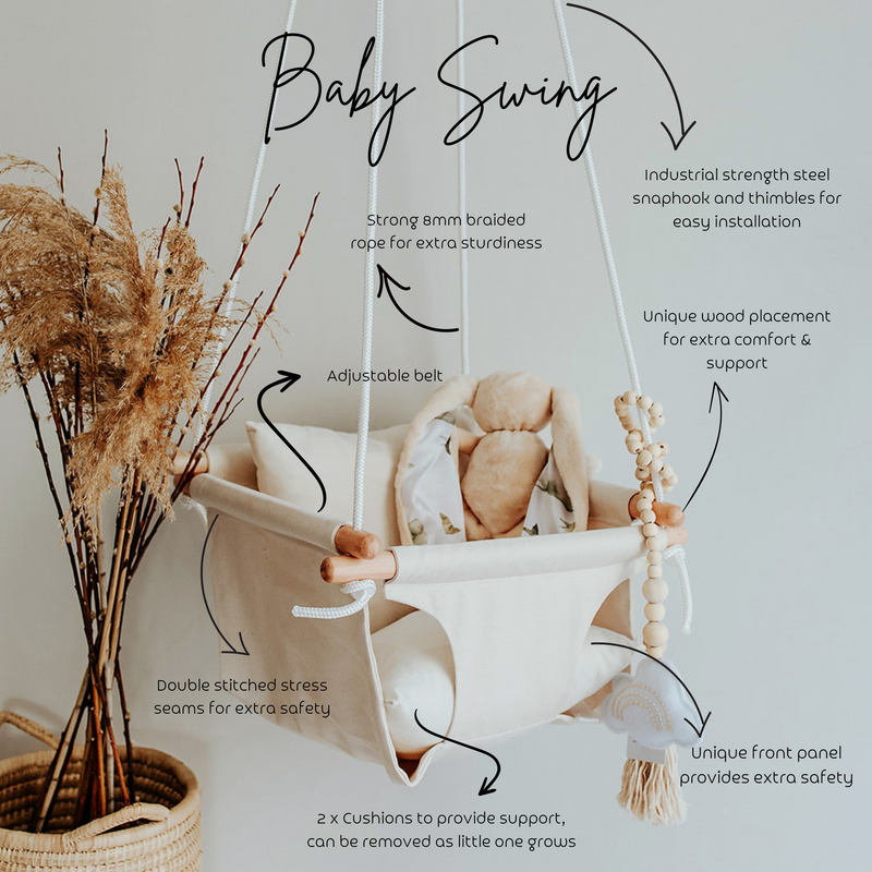 Baby Swing - Basketweave Range (free shipping)