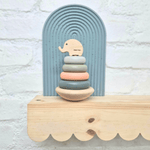 Wooden Elephant Ring Stacker