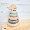 Wooden Elephant Ring Stacker