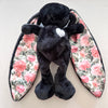 Cuddle Bunny (Black with Printed Ears)