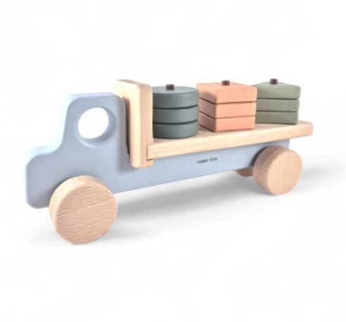 Wooden Toy Truck Stacker