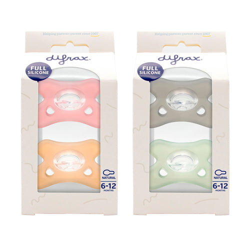 Difrax Pacifier 6-12 Months Duo Pack