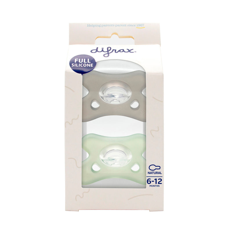 Difrax Pacifier 6-12 Months Duo Pack